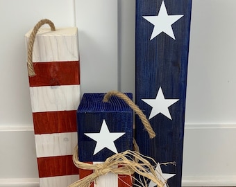 Wooden Firecrackers / summer porch decor / Independence Day / 4th of July