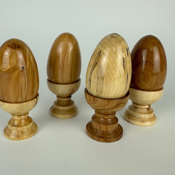 Handmade Wood Egg Holders / Egg Cups / Easter Egg Holders