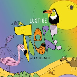 Funny animals from all over the world, cardboard picture book
