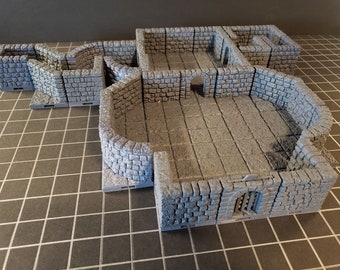 Dungeons & Dragons, DragonLock dungeon tiles 28mm modular Connecting Tiles - Dungeon Base Set