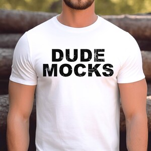 Bella Canvas 3001 Mockup, Male Tshirt Mockup, 3001 White Mockup, White Shirt Mockup, Model Mockup, Male 3001 Mockup, Mens White Shirt Mockup