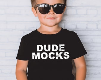Bella Canvas 3001T Mockup, Toddler Mockup, Kids Shirt Mockup, Kids Black Shirt Mockup, Mockups for Kids, Boys Mockup, Model Mockup
