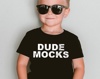 Bella Canvas 3001T Mockup, Toddler Mockup, Kids Shirt Mockup, Kids Black Shirt Mockup, Mockups for Kids, Boys Mockup, Model Mockup