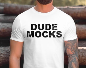 Bella Canvas 3001 Mockup, Male Tshirt Mockup, 3001 White Mockup, White Shirt Mockup, Model Mockup, Male 3001 Mockup, Mens White Shirt Mockup