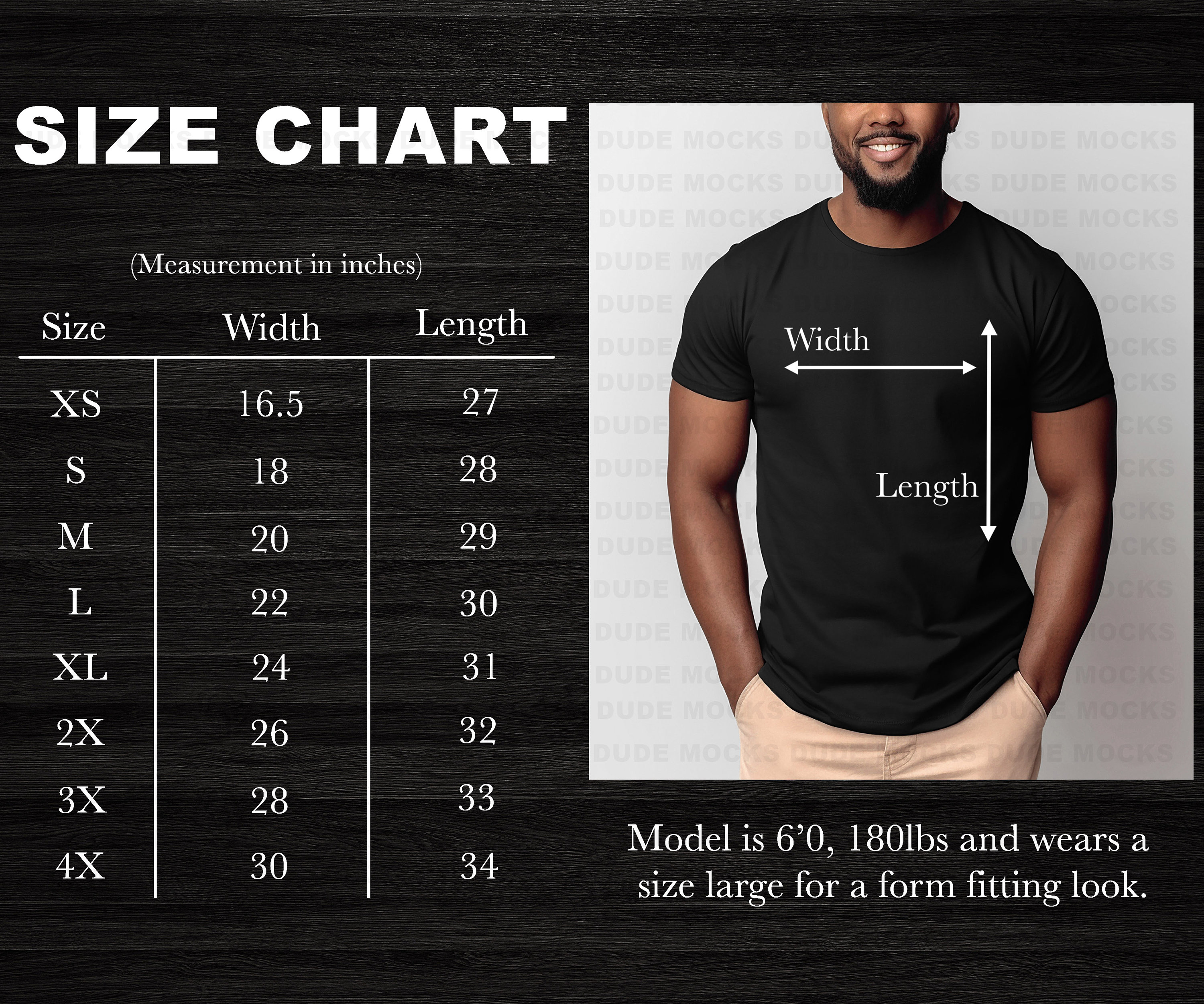 Bella Canvas 3001 Size Chart, Mens Shirt Size Chart, Bella and