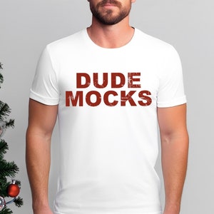 Bella Canvas 3001 Mockup, Christmas Mockup, 3001 White Mockup, White Shirt Mockup, Model Mockup, Male 3001 Mockup, Mens White Shirt Mockup