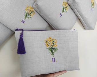 Embroidered Cross-Stitch Handbag, Personalised Design Bag, Nostalgia Elegance Women Clutch Bag, Etamin Embroidered Bag, Gift Bag For Women