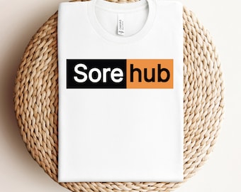 Sorehub Shirt, Funny Workout T-Shirt, Humorous Gym TShirt, Funny Fitness T Shirt