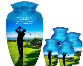 Golf Urns for Human Ashes | Personalized Memorial Keepsake