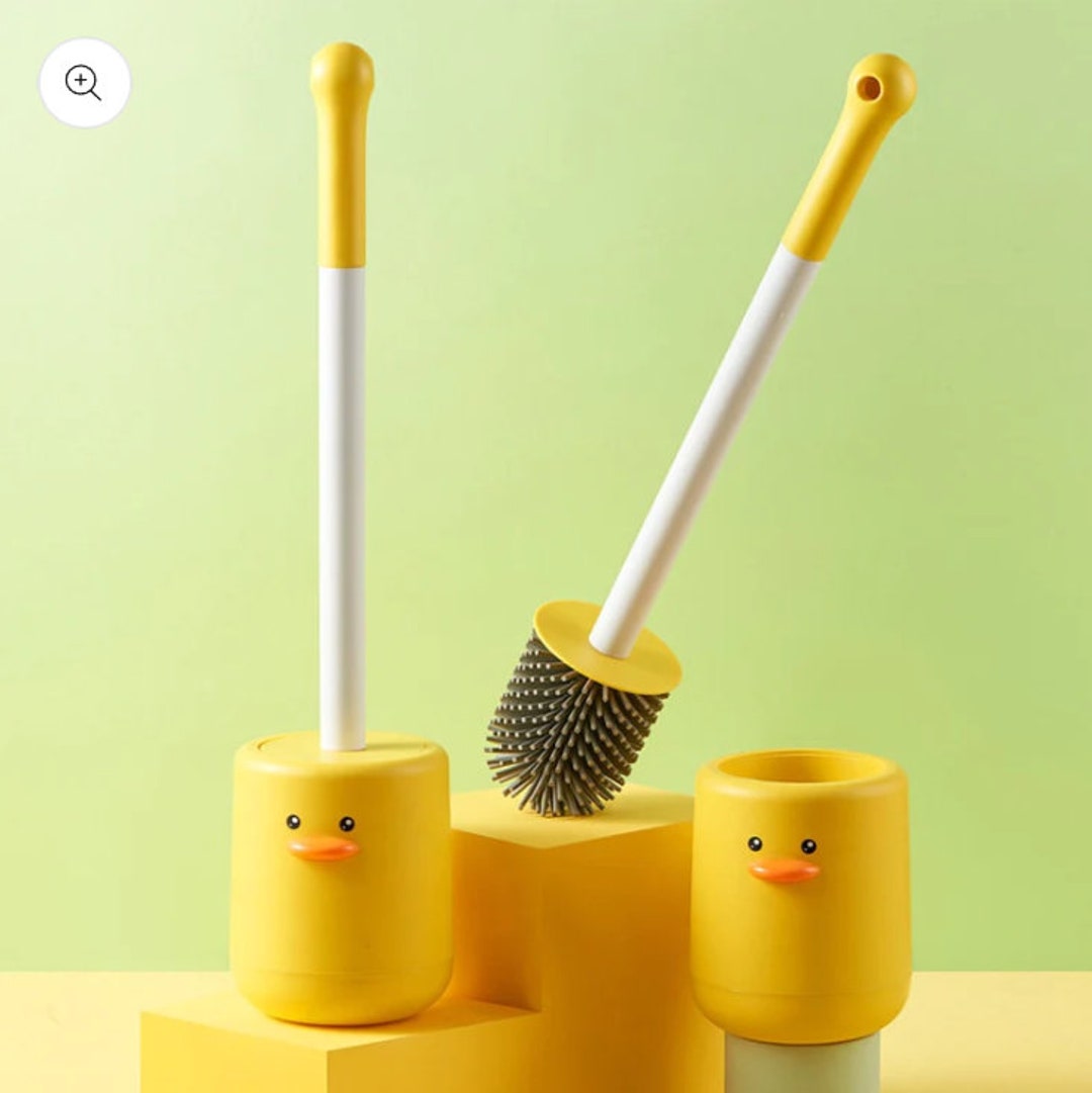 Rubber Duck Toilet Brush Etsy