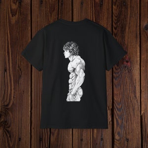 BAKI oversized pump cover - gym - fitness - anime - bodybuilding - Mma - Manga