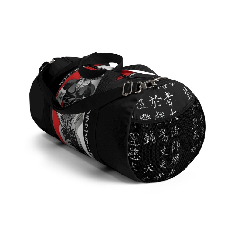 YUJIRO HANMA ANIME Gym Bag Gym Duffel Bag Fitness Anime Bodybuilding