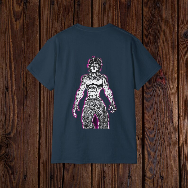 BAKI HANMA Gym Pump Cover Back Design Cover Gym Shirt Etsy Australia