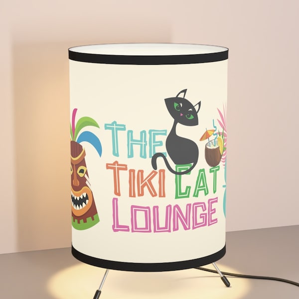Tiki Lounge Bar Lamp Etsy