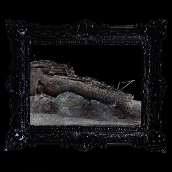 Titanic Wreckage Print wall art