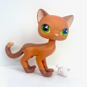 Warrior cat Fireheart inspired custom, Firestar custom,  lps custom, warrior cat gift for her, Fireheart cat, warrior cat custom, warriorcat