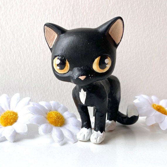 Warrior Cat Ravenpaw Inspired Custom Lps Custom Warrior Cat 