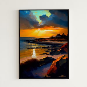 Skagen Sea house. digital print download