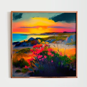 Skagen coastline impressionist 4. digital print download