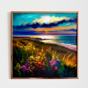 Skagen coastline impressionist 2. digital print download