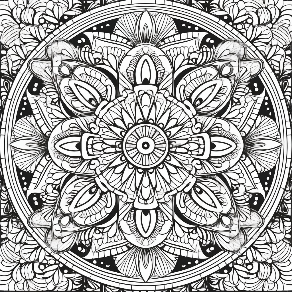 Purrfect Patterns: Cat Mandala Coloring Book - Relax and Unleash Your