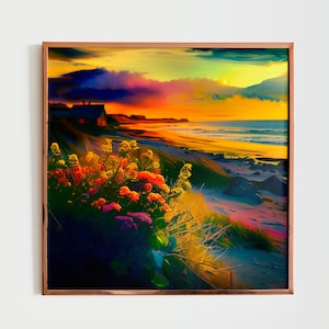 Skagen coastline impressionist 3. digital print download