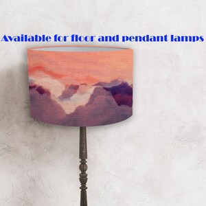 Lampskärm för lampa, solnedgång, moln, himmel - perfekt för din lampa och inredning! Lampskärm för lampan! Frakt över hela världen!
