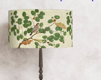 Abat-jour beige pour lampe - Oiseau - parfait pour votre lampe et votre intérieur ! abat-jour pour la lampe ! Expédition dans le monde entier !