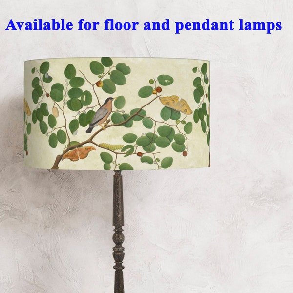 Beige lampshade for a lamp - Bird    - perfect for your lamp and interior! lampshade for the lamp ! Shipping worldwide !
