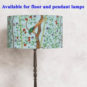Black lampshade   Birds in the forest motif  - perfect for your lamp and interior!     Handmade lampshade  ! Shipping worldwide !