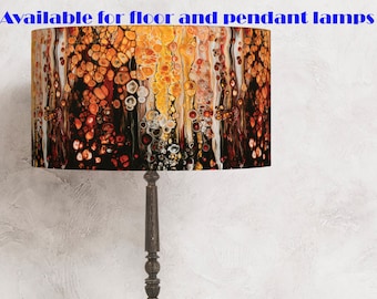 Stylish  Brown-black lampshade for the lamp   - perfect for your lamp and interior!     Handmade lampshade  ! Shipping worldwide !