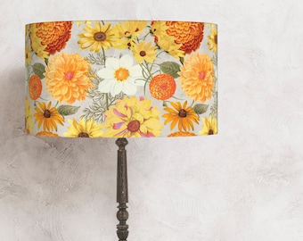 Lamp shade Yellow flowers  - perfect for your lamp and interior!    lampshade for the lamp  Handmade lampshade  ! Shipping worldwide !