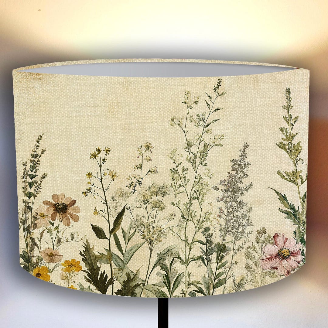 Lampshade for a Floor and Pendant Lamp ,rustic Lampshade With ...