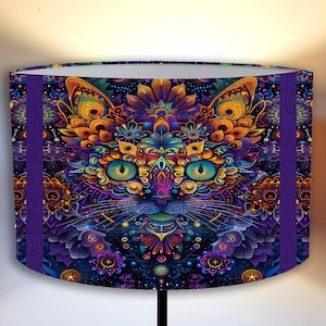 Psychedelic Lampshade - Etsy