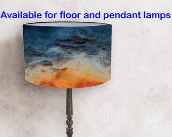 Lampshade for a lamp, sunset , clouds , sky v2 - perfect for your lamp and interior! lampshade for the lamp ! Shipping worldwide !