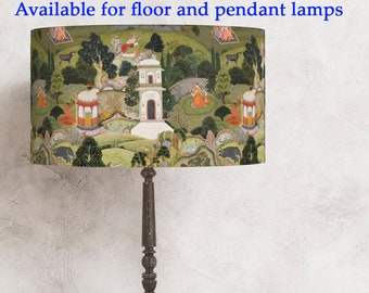 Lampenkap voor lamp - Indian Kerala - perfect voor je lamp en interieur! lampenkap voor de lamp! Wereldwijd verzenden !