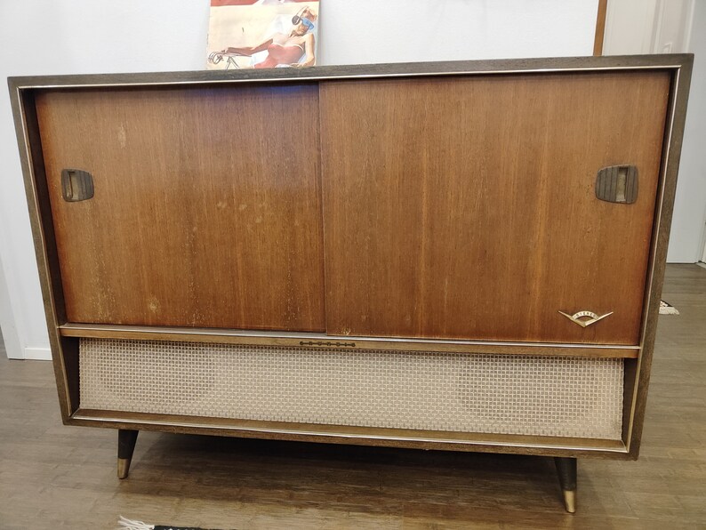 Vintage Grundig Radio and Record Player / Vintage HI FI