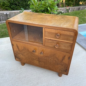 Vintage Sideboard / Cabinet Art Deco sideboard / 1950s / art deco furniture / antique furniture / vintage furniture / mid century sideboard image 2