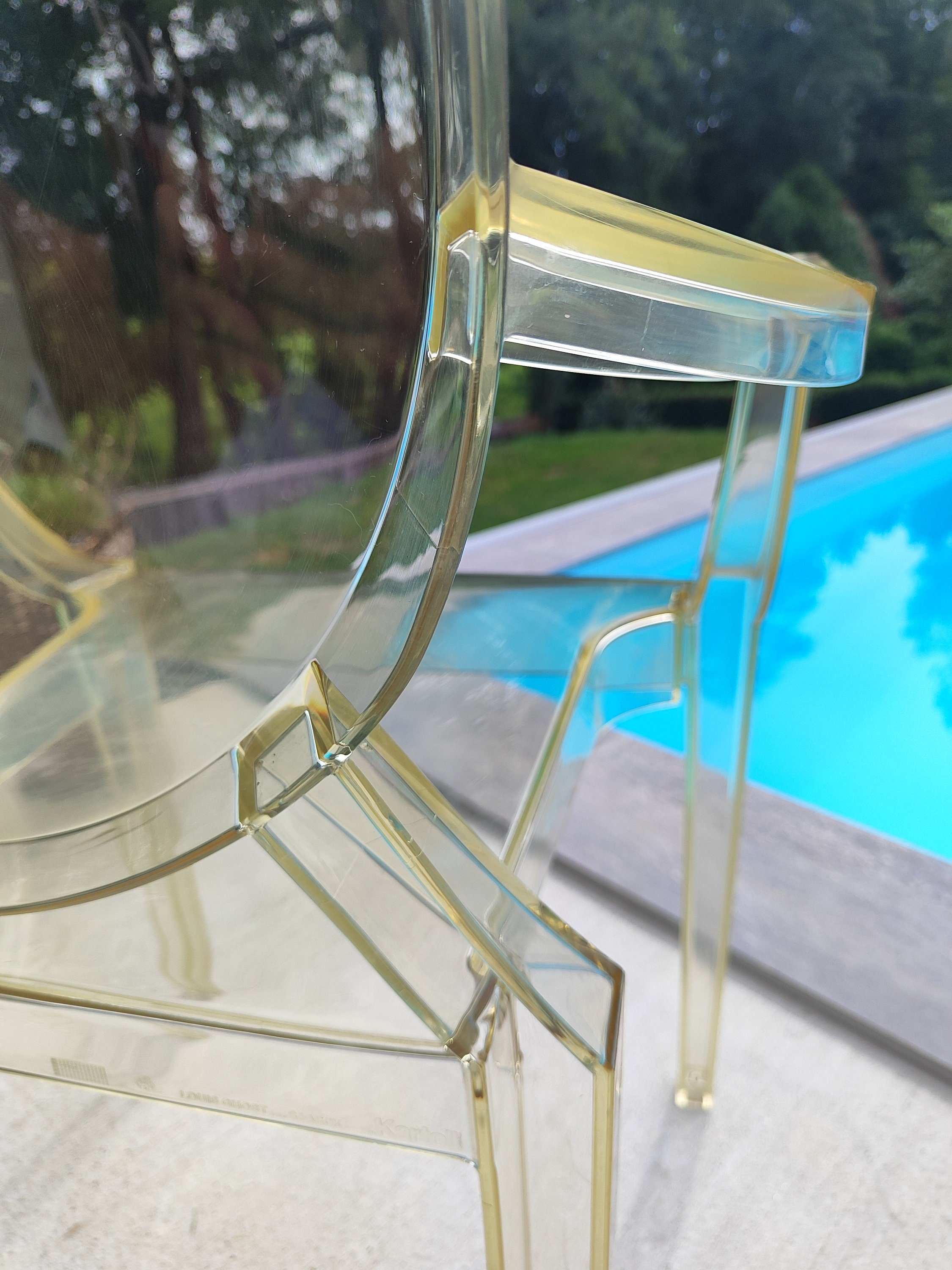 Kartell Louis Ghost Chair/made in 2003/yellow Straw Color/1 of 6 Chairs Etsy New Zealand