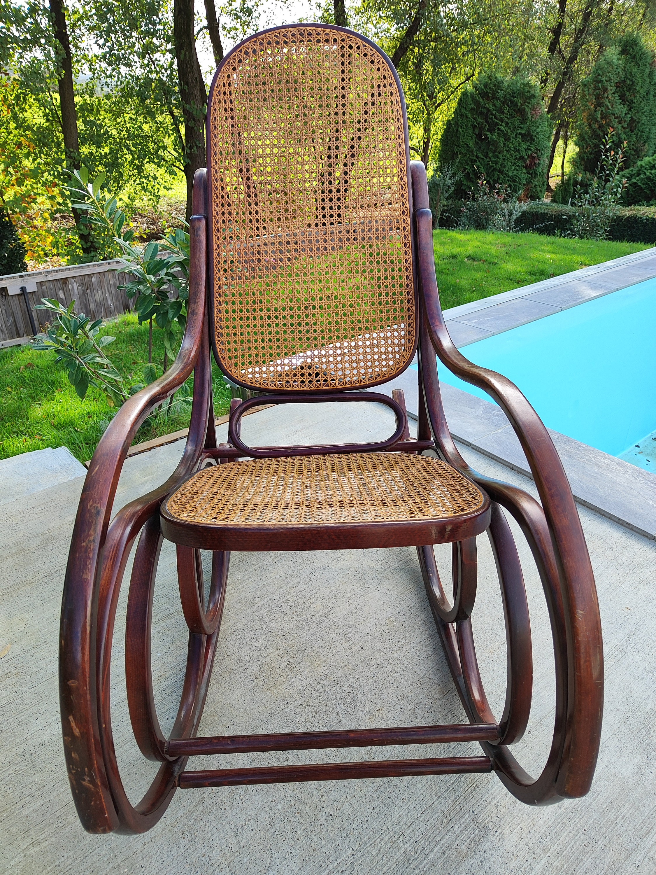 Classy Rocking Chair Bentwood Rocking Chair / Thonet Rocking Chair / Retro Rocking Chair ...