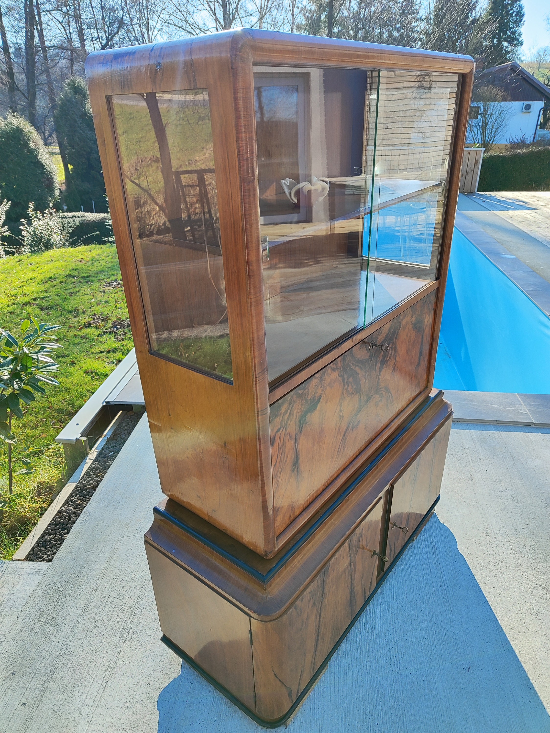 Art Deco Sideboard/antique Sideboard/art Deco Sideboard With Drawer/ Mini Bar Sideboard/ Art ...