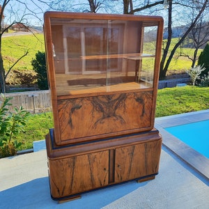 Art Deco sideboard/Antique Sideboard/Art deco sideboard with drawer/ mini bar sideboard/ Art Deco/ Italian Sideboard