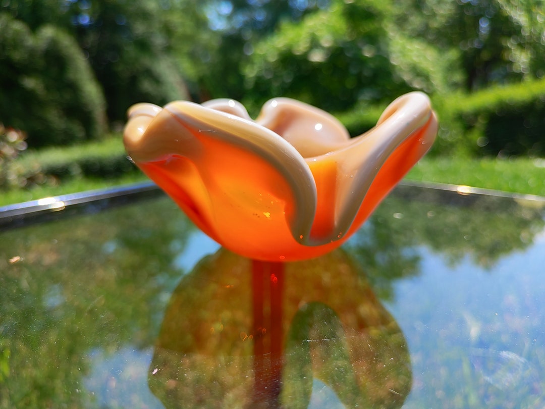 Vintage Murano Glass Ashtray/murano Art Italy/mid Etsy