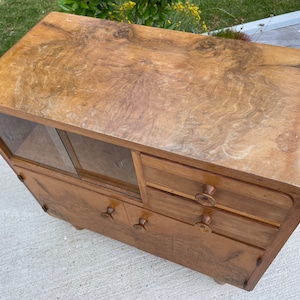 Vintage Sideboard / Cabinet Art Deco sideboard / 1950s / art deco furniture / antique furniture / vintage furniture / mid century sideboard image 4
