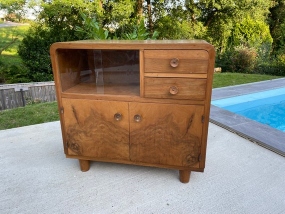Vintage Sideboard / Cabinet Art Deco sideboard / 1950s / art deco furniture / antique furniture / vintage furniture / mid century sideboard