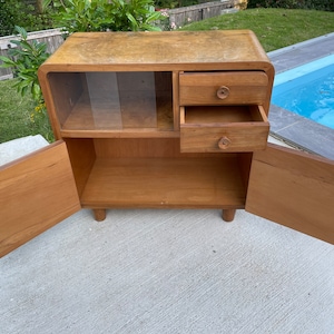 Vintage Sideboard / Cabinet Art Deco sideboard / 1950s / art deco furniture / antique furniture / vintage furniture / mid century sideboard image 3