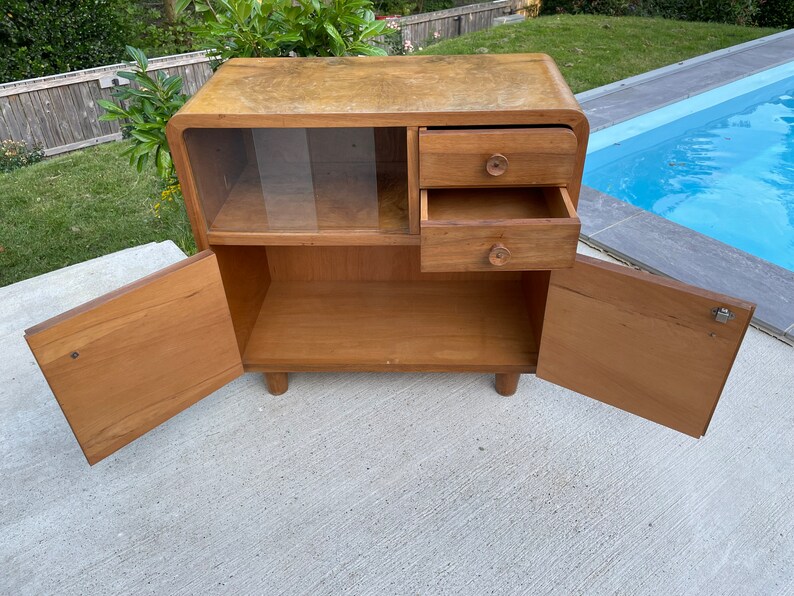 Vintage Sideboard / Cabinet Art Deco sideboard / 1950s / art deco furniture / antique furniture / vintage furniture / mid century sideboard image 3