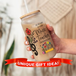 Music Teacher Glass Tumbler