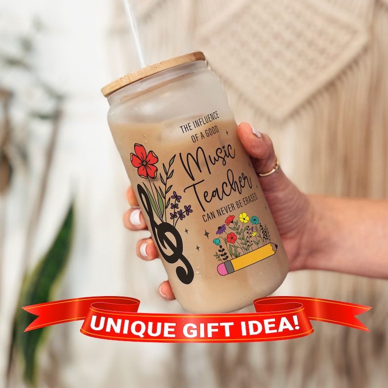 Music Teacher Glass Tumbler