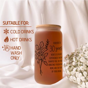 Iced Coffee Cup with Lid and Straw